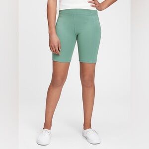 GAP TEEN BIKER SHORTS SAGE GREEN NWOT